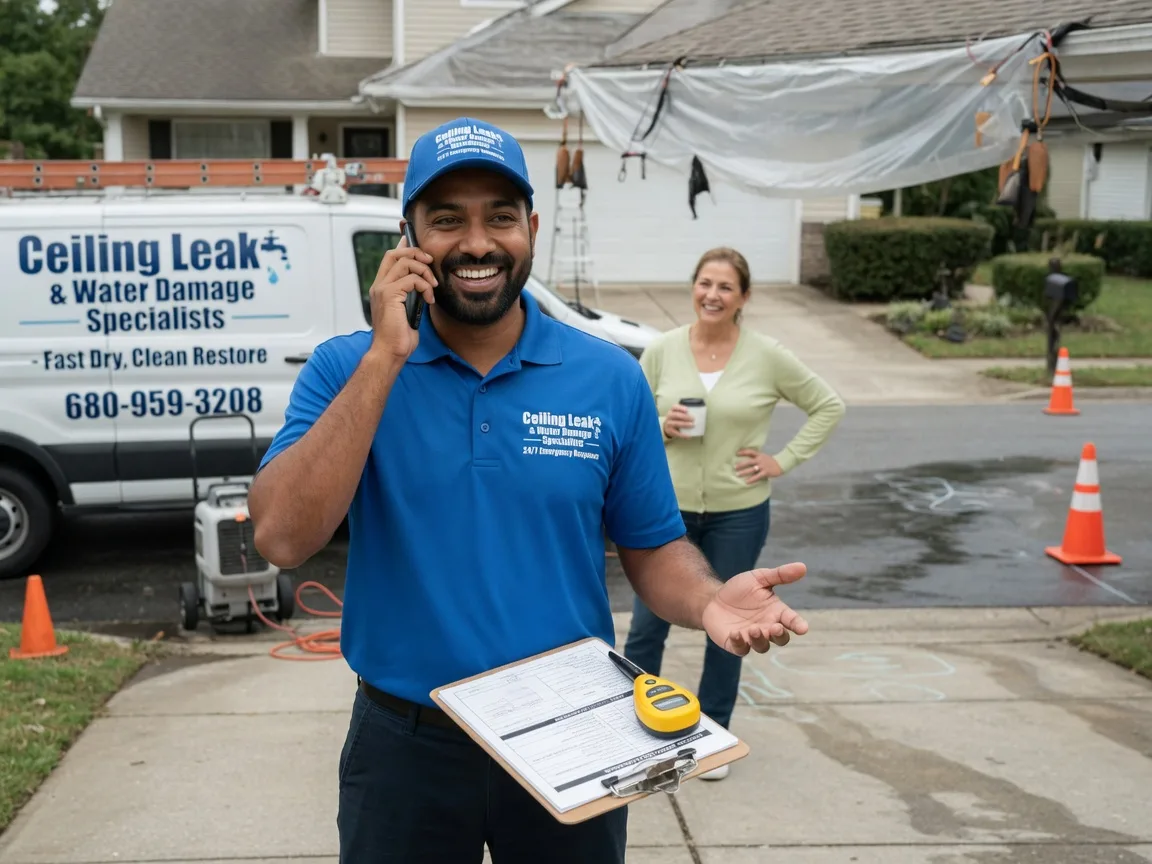 Ceiling Leak Cleanup Lexington, NC FAQs